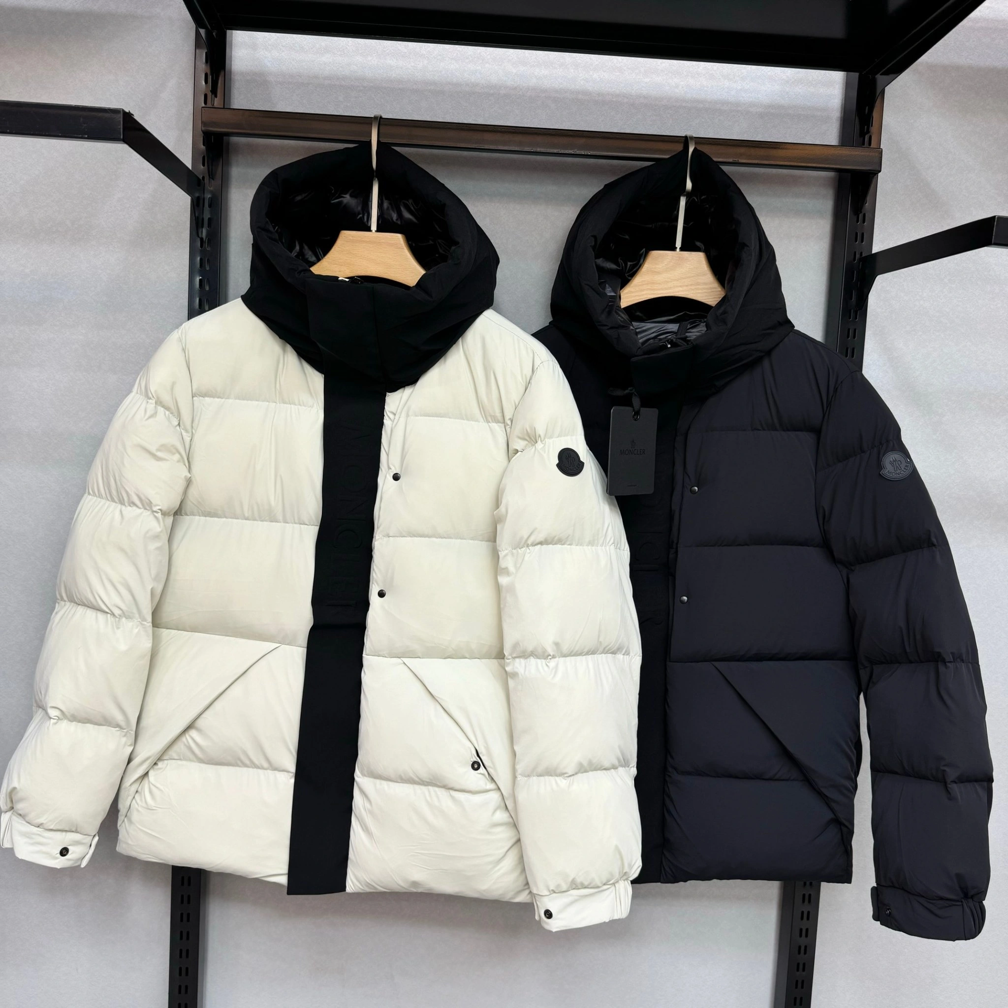 wg.luxury- 7o9385r Down jacket nylon white duck down 2colour item:E-F125H2254-2
